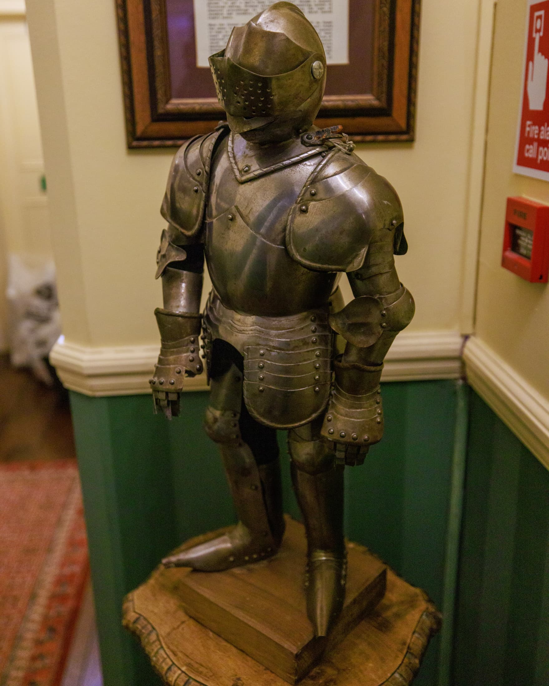 Soldier armour statue